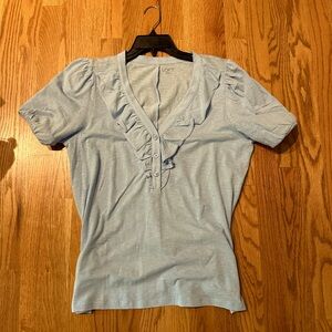 Light blue Loft size large top